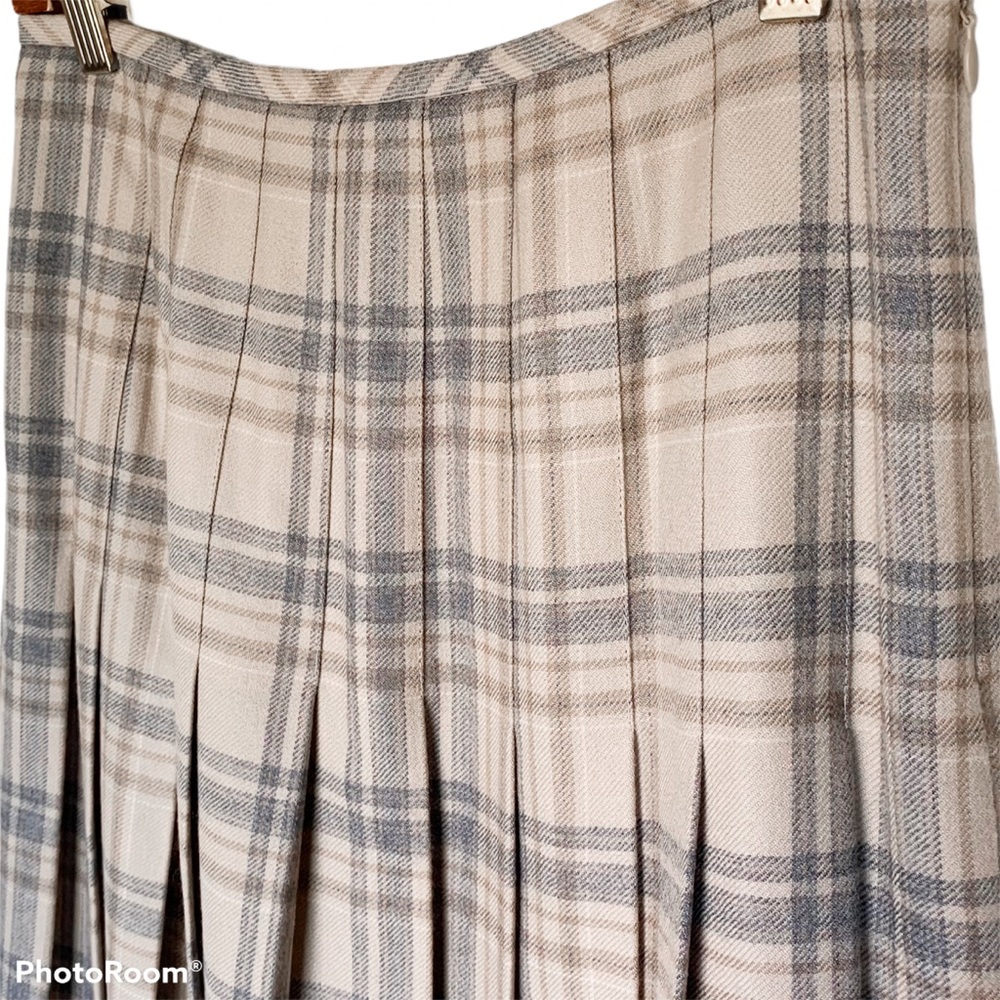 NWT Brooks Brothers Pleated Plaid Tartan Skirt - Picture 4 of 9